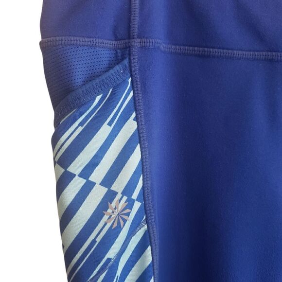 Athleta Blue Sting Be Free Yoga Legging Pants - Picture 3 of 4